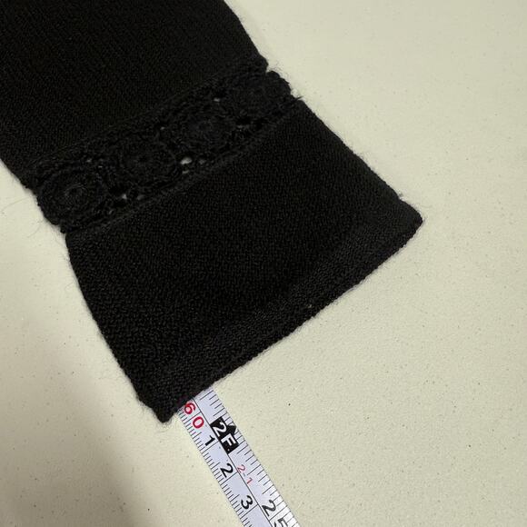 Alpaca International Size S/M Baby Alpaca Open Front Cardigan Knit Crochet Peru - Picture 6 of 9